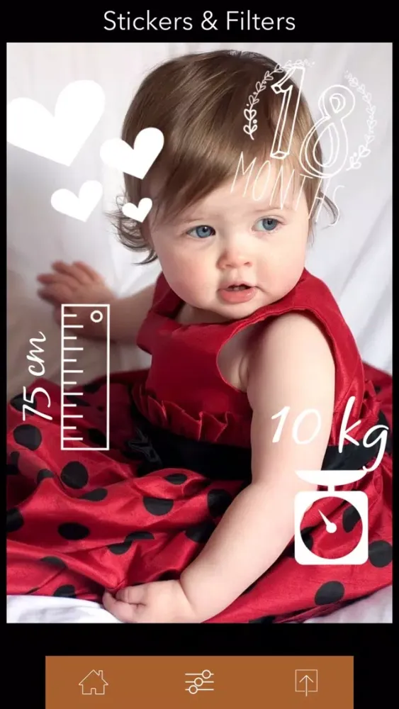 +470 stickers & filters | baby story应用截图