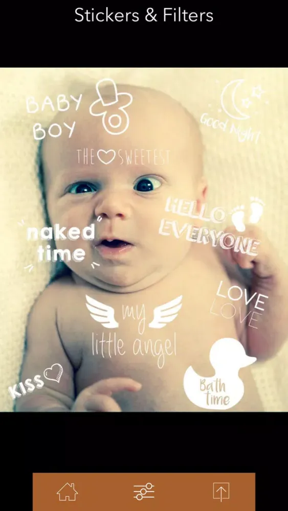 +470 stickers & filters | baby story应用截图