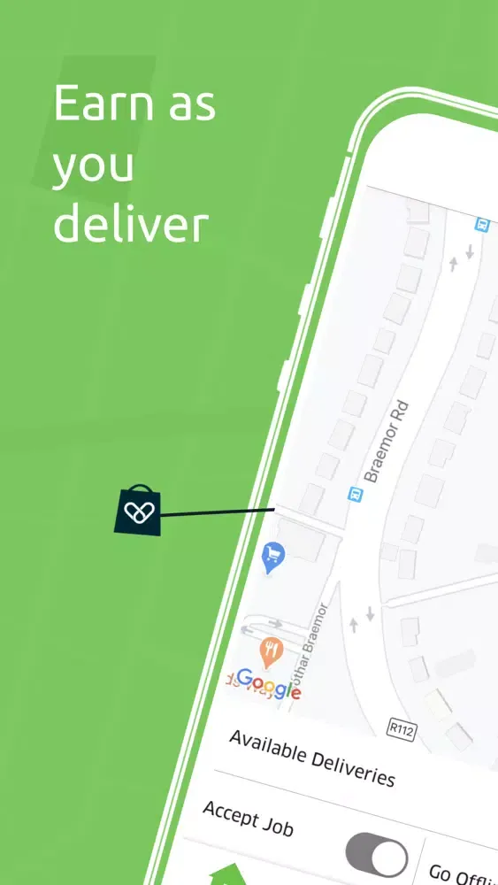 Capturas de tela do Lynk Delivery Driver