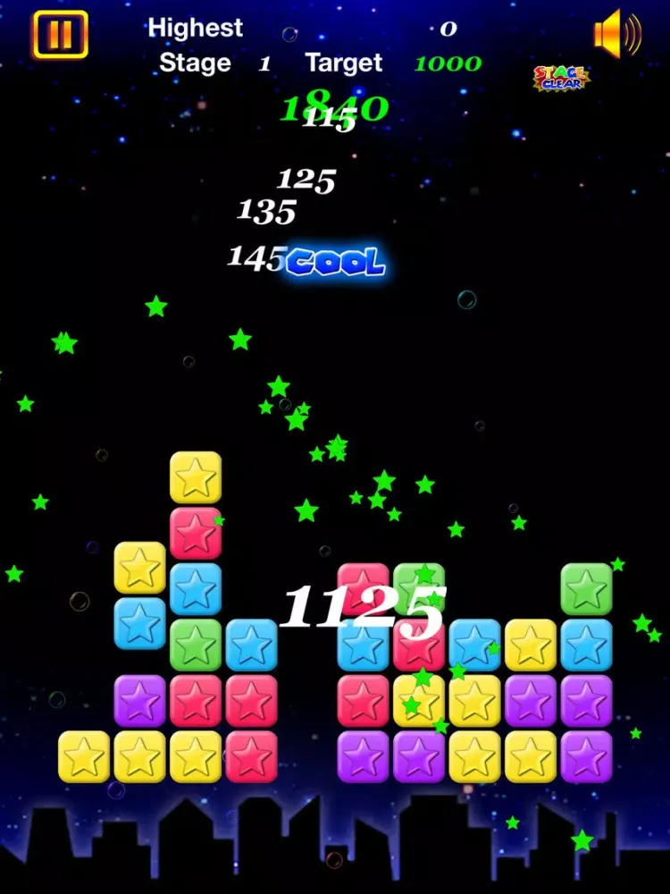 Capturas de tela do Stars Flappy Crush iPad 