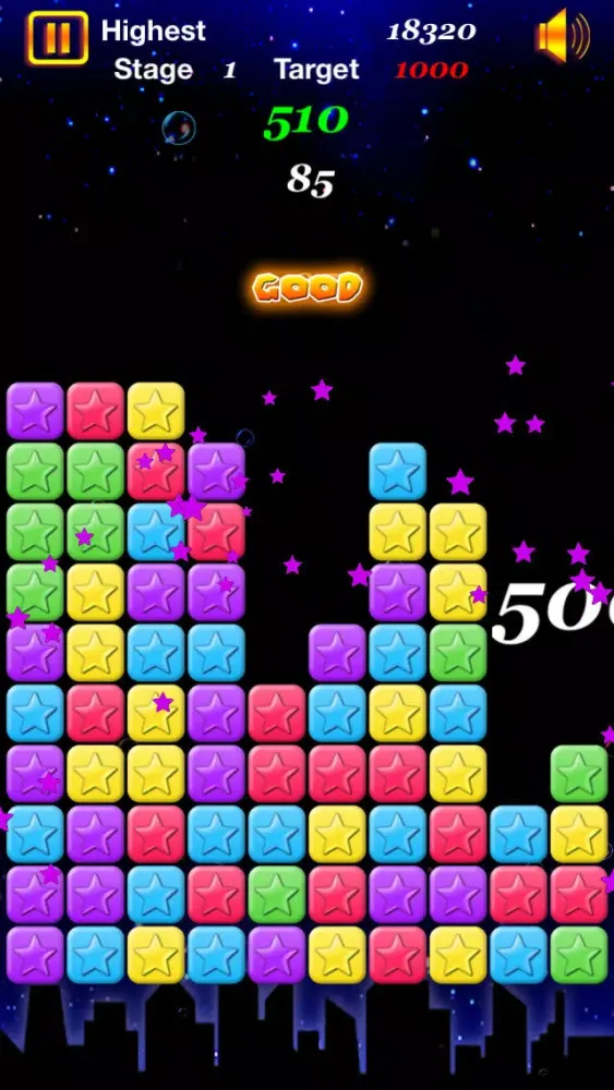 Capturas de tela do Stars Flappy Crush