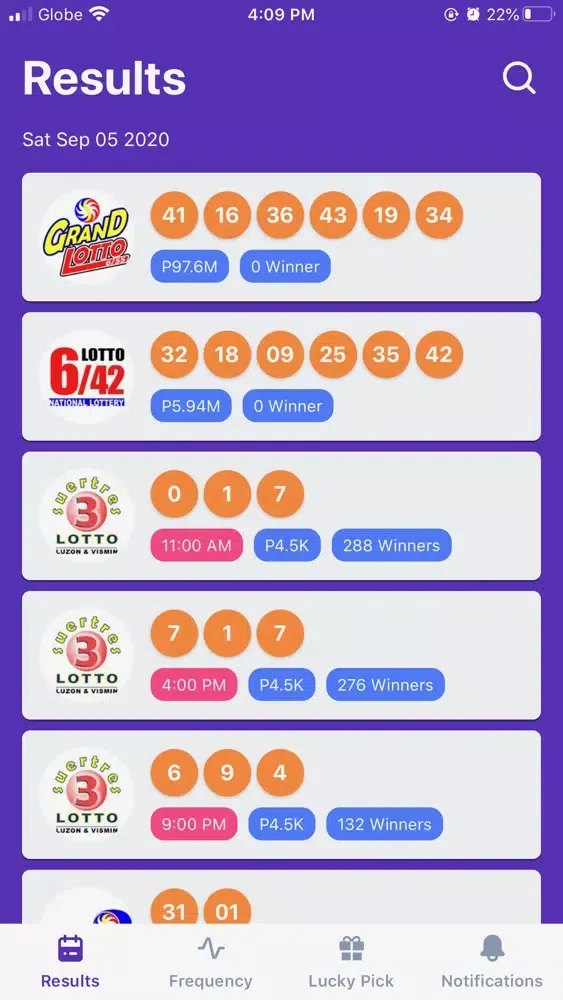 Скриншоты PCSO Lotto Pro