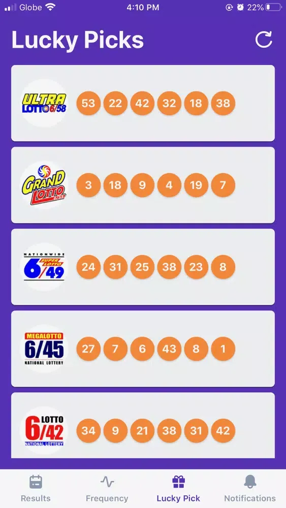 Скриншоты PCSO Lotto Pro