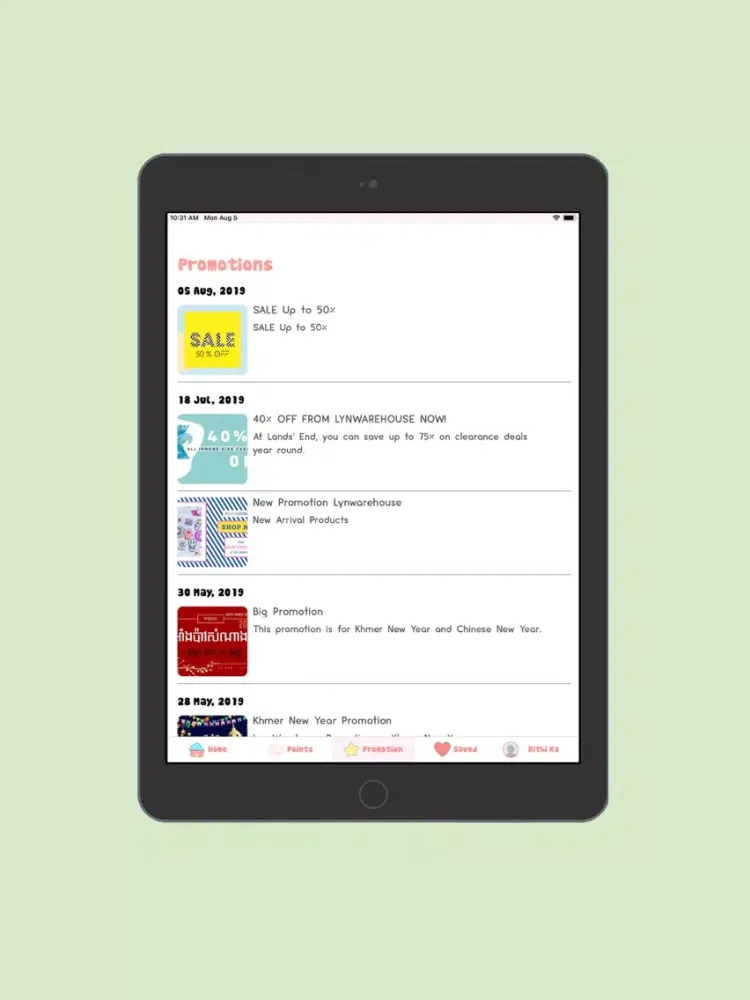 Lyn Warehouse iPad 应用截图