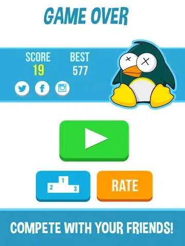 Crazy Feet - Don't Step on the Glass White Tile iPad  স্ক্রিনশট