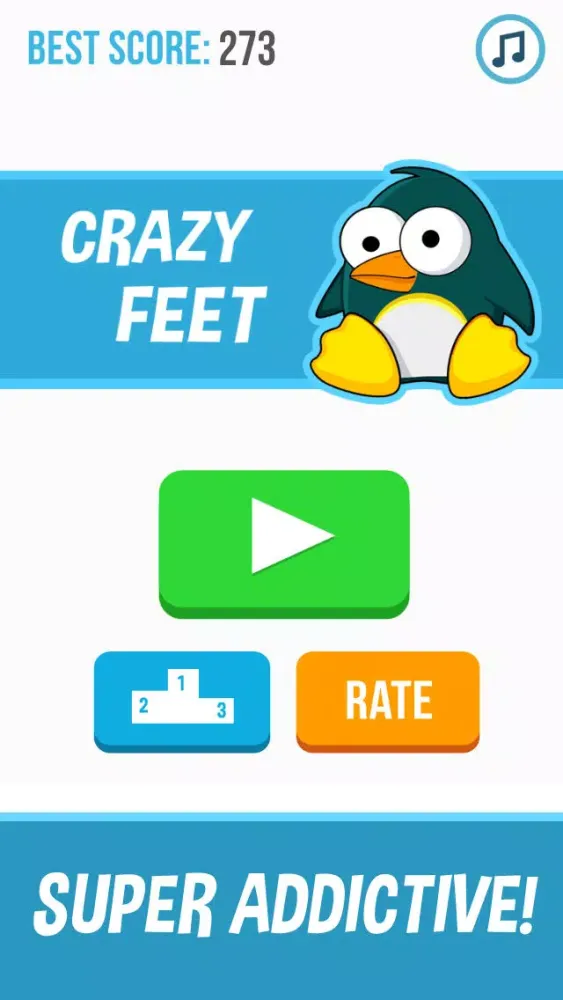 Crazy Feet - Don't Step on the Glass White Tile স্ক্রিনশট