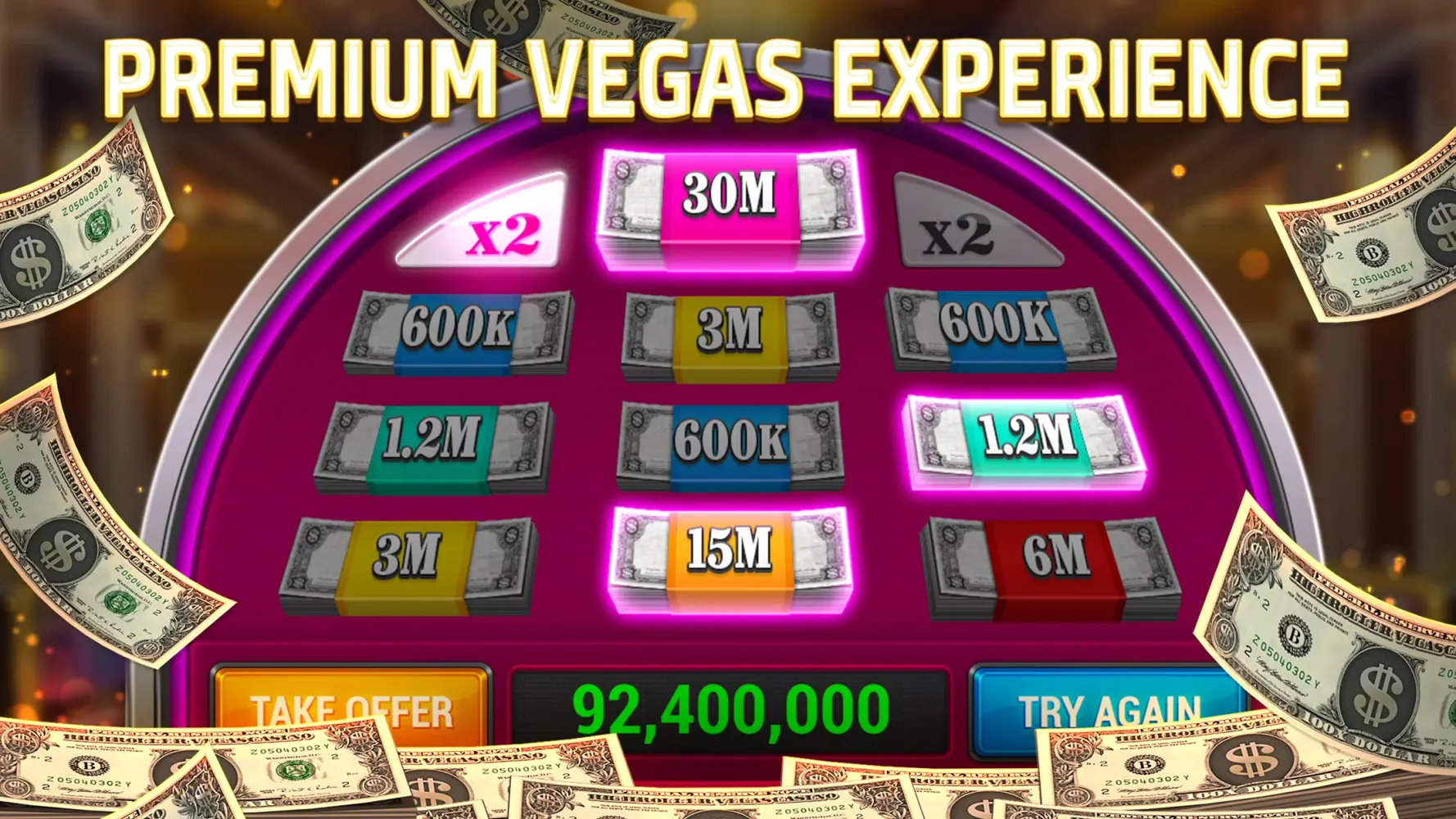 ภาพหน้าจอของ HighRoller Vegas