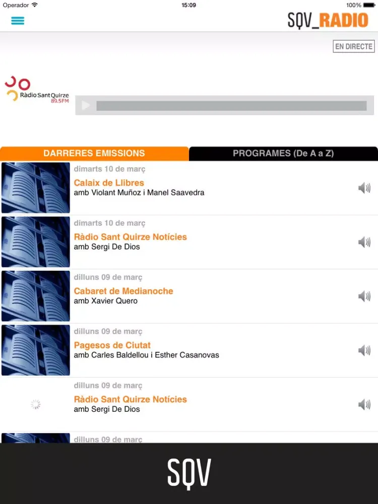 SQV iPad  Screenshots