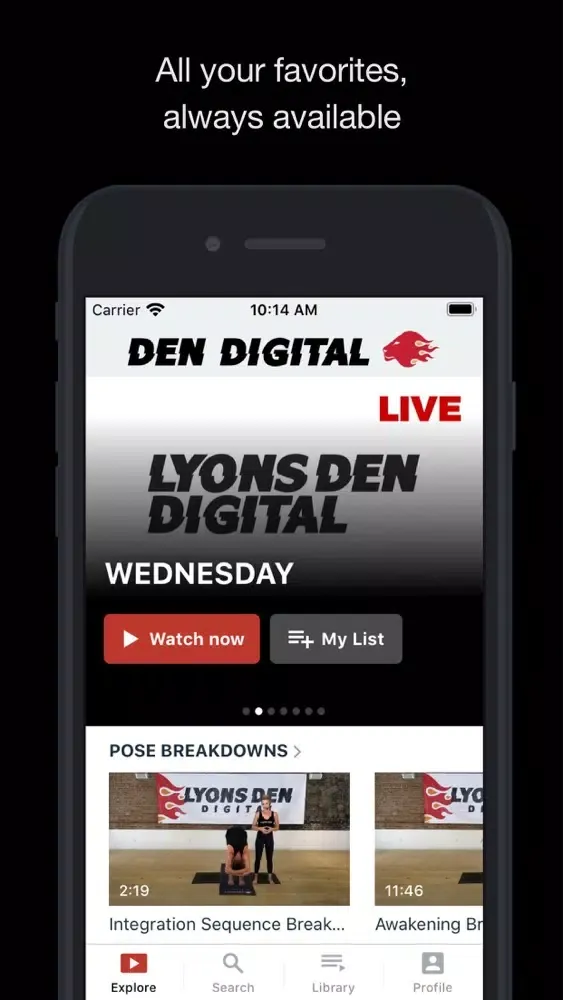 Lyons Den Digital Screenshots
