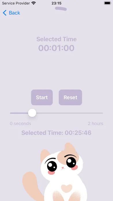 Screenshot di Catty Timer