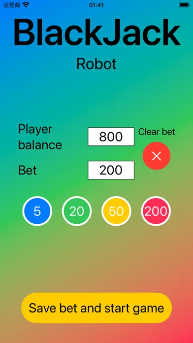 BlackJack Robot Screenshots