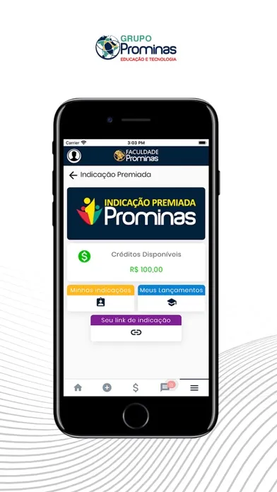 Captures d'écran de App Prominas