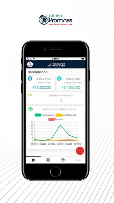Captures d'écran de App Prominas