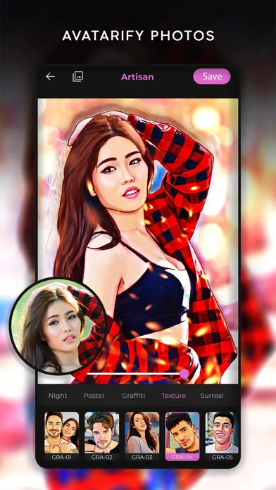 Скриншоты Artisan Cartoon Photo Editor