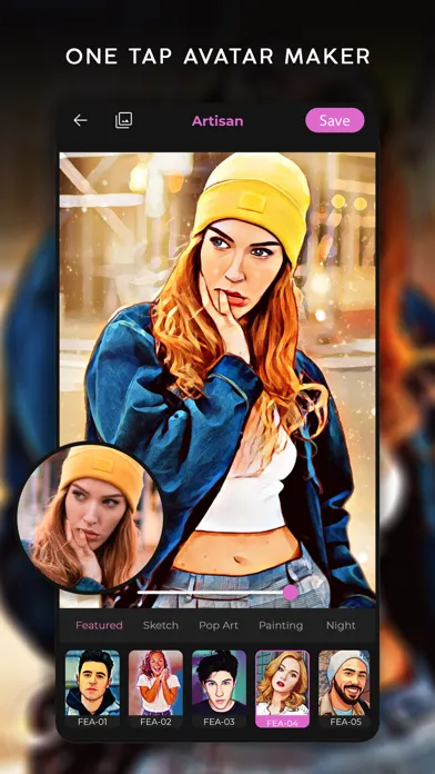 Скриншоты Artisan Cartoon Photo Editor