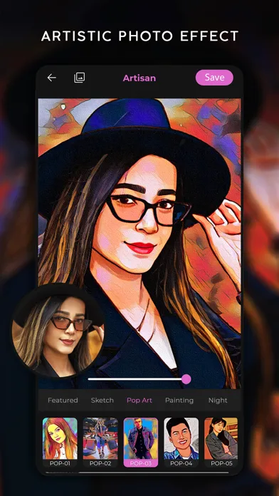 Скриншоты Artisan Cartoon Photo Editor