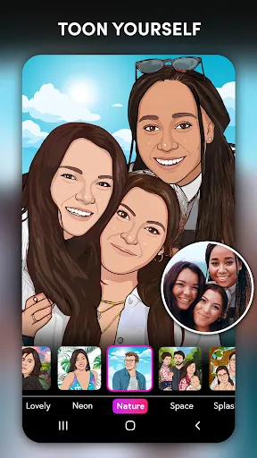 Captures d'écran de ToonApp: Cartoon Photo Editor
