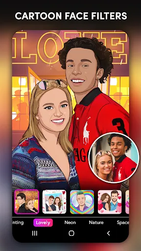 Captures d'écran de ToonApp: Cartoon Photo Editor