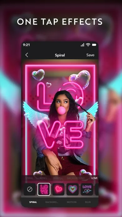 NeonArt: Neon Background Maker Screenshots
