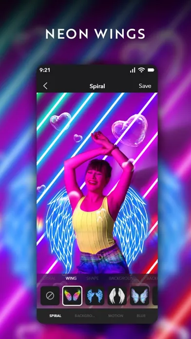 NeonArt: Neon Background Maker Screenshots