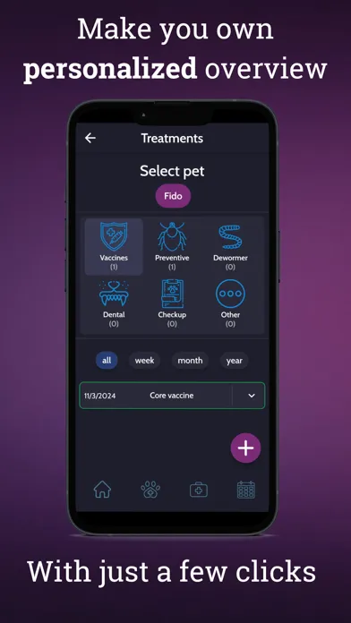 PetVitality Pet Health tracker 스크린샷
