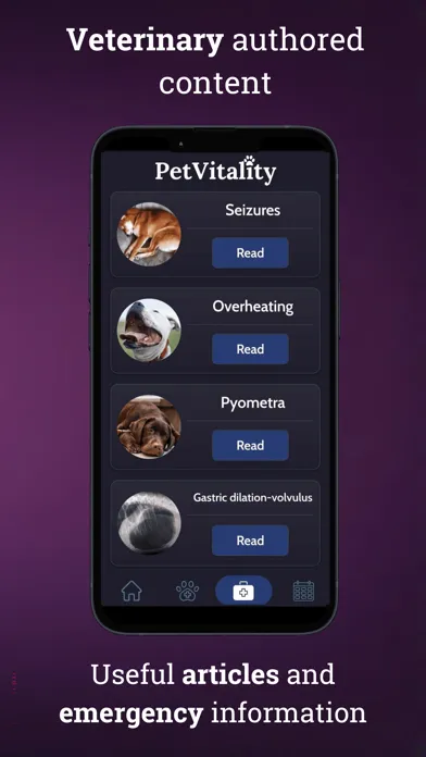 PetVitality Pet Health tracker 스크린샷