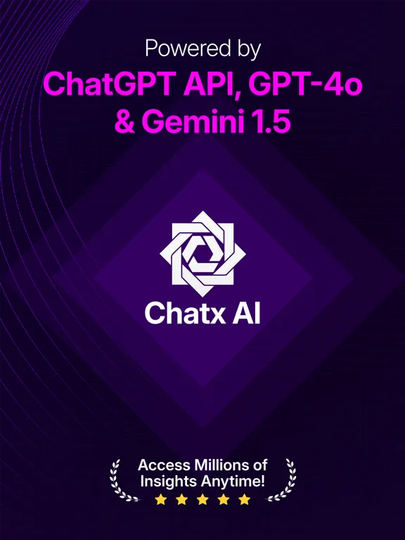 Captures d'écran de Chatx AI: AI ChatBot Assistant iPad 