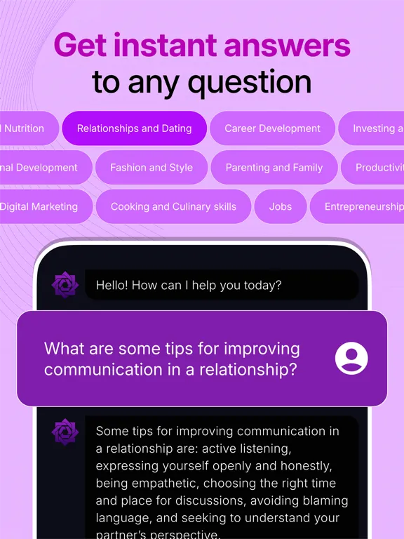 Captures d'écran de Chatx AI: AI ChatBot Assistant iPad 