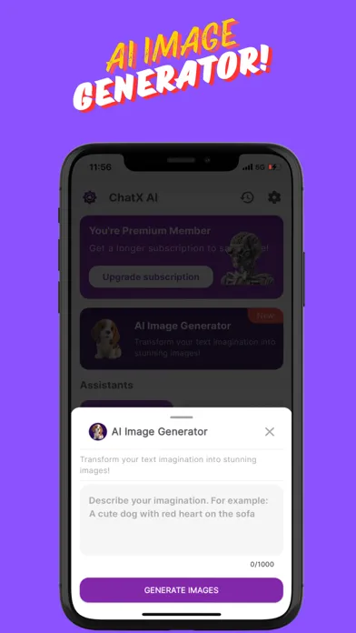 Captures d'écran de Chatx AI: AI ChatBot Assistant