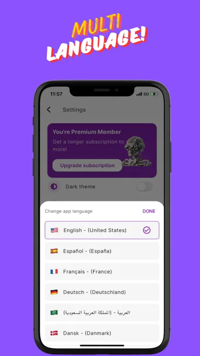Captures d'écran de Chatx AI: AI ChatBot Assistant