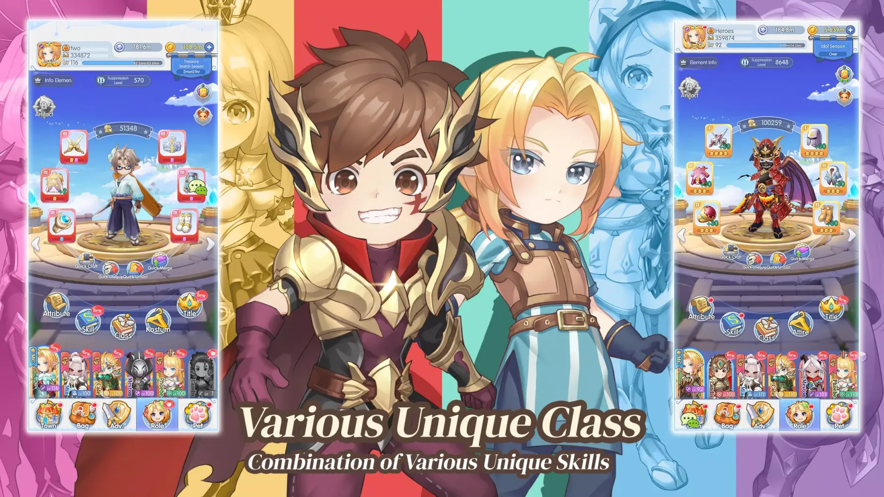 Tangkapan layar Luna Heroes