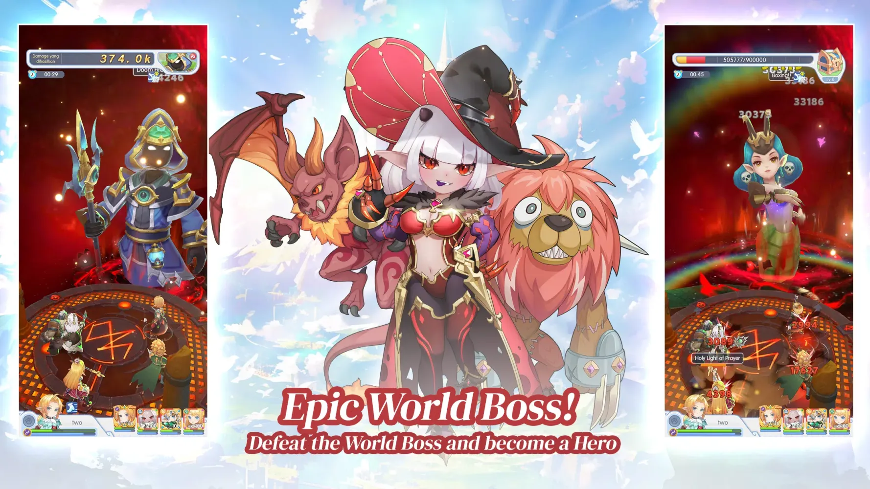 Tangkapan layar Luna Heroes