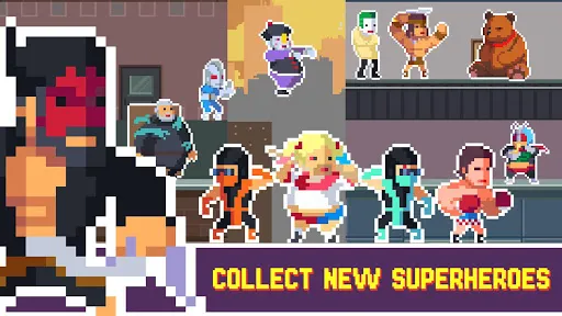 Captures d'écran de Pixel Super Heroes