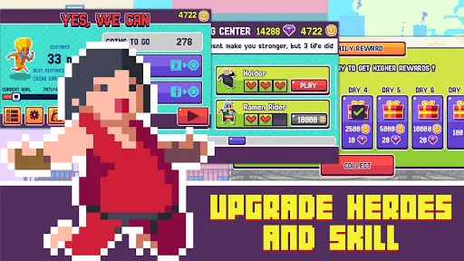Captures d'écran de Pixel Super Heroes