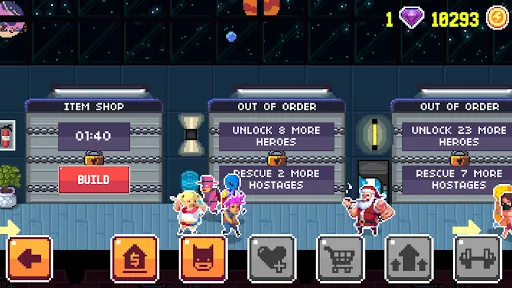 Captures d'écran de Pixel Super Heroes