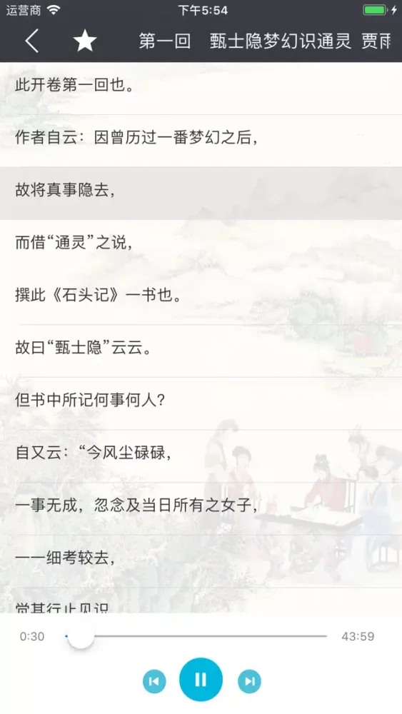 红楼梦 - 中国古典名著有声字幕同步播讲 স্ক্রিনশট