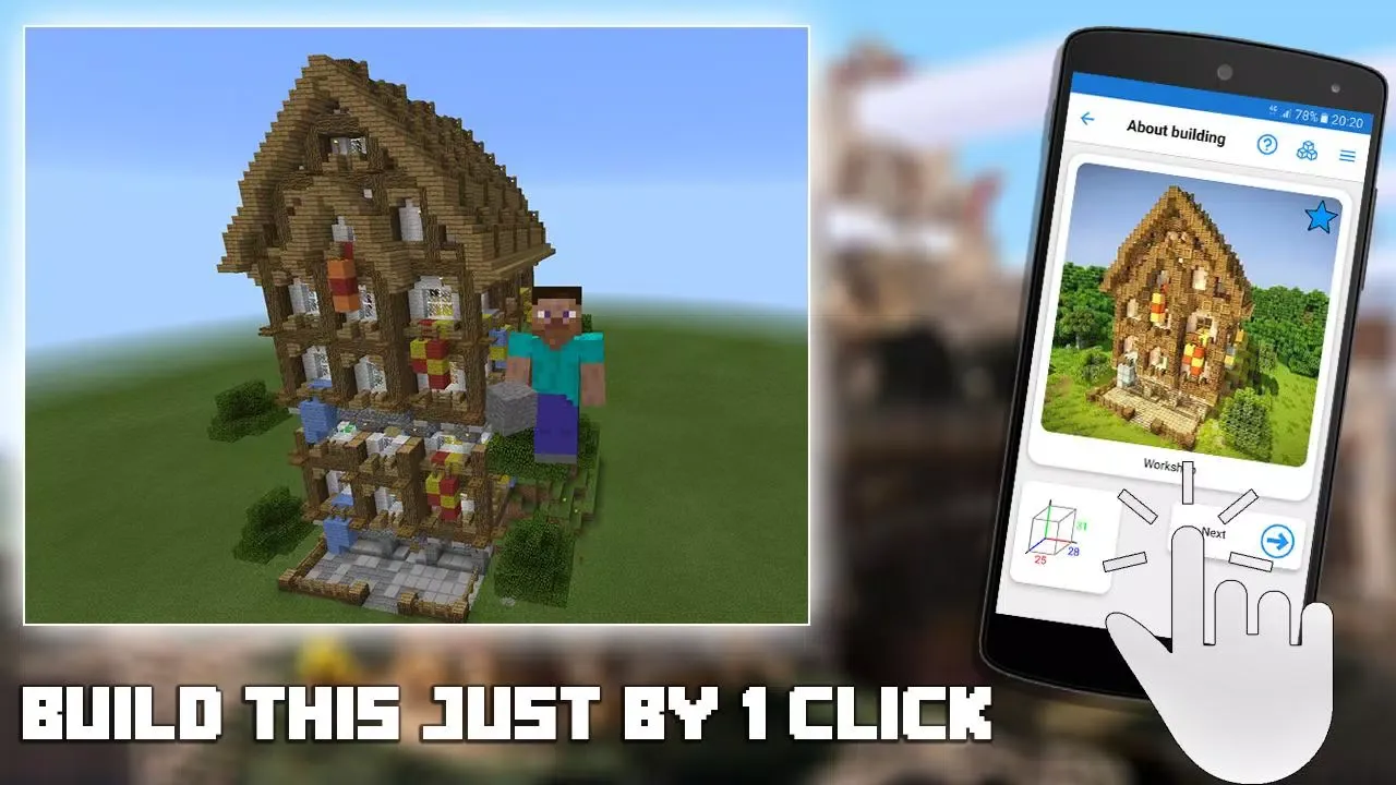 Builder for Minecraft PE應用截圖