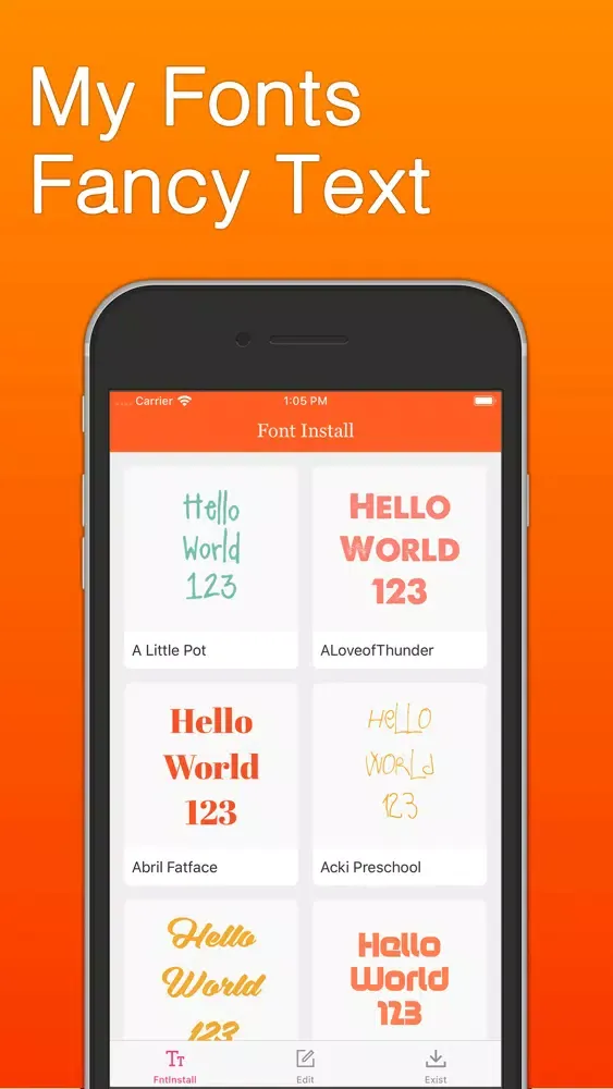 Fonts Install - Cool Fonts 스크린샷