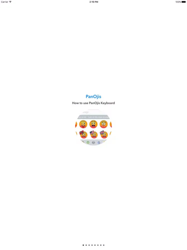 Captures d'écran de PanEmojis iPad 