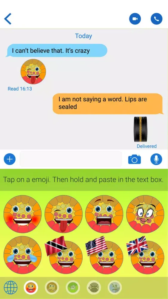 Captures d'écran de PanEmojis