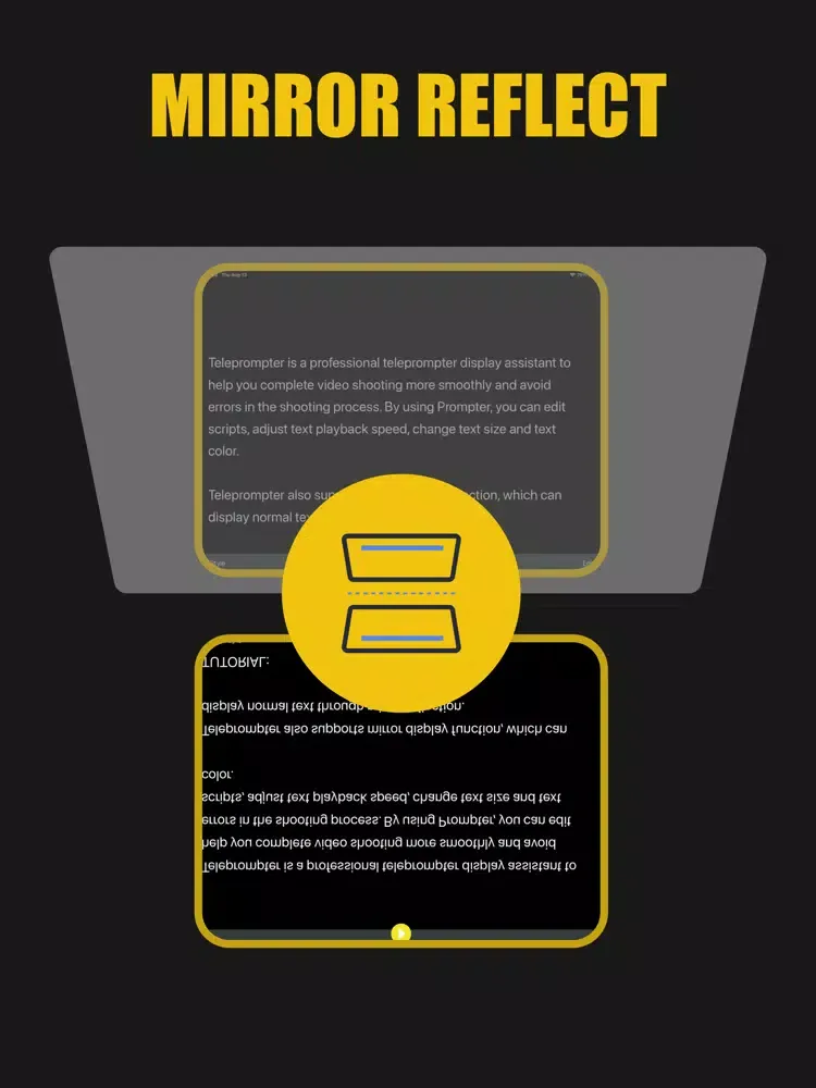 Teleprompter - Script Prompter iPad  স্ক্রিনশট