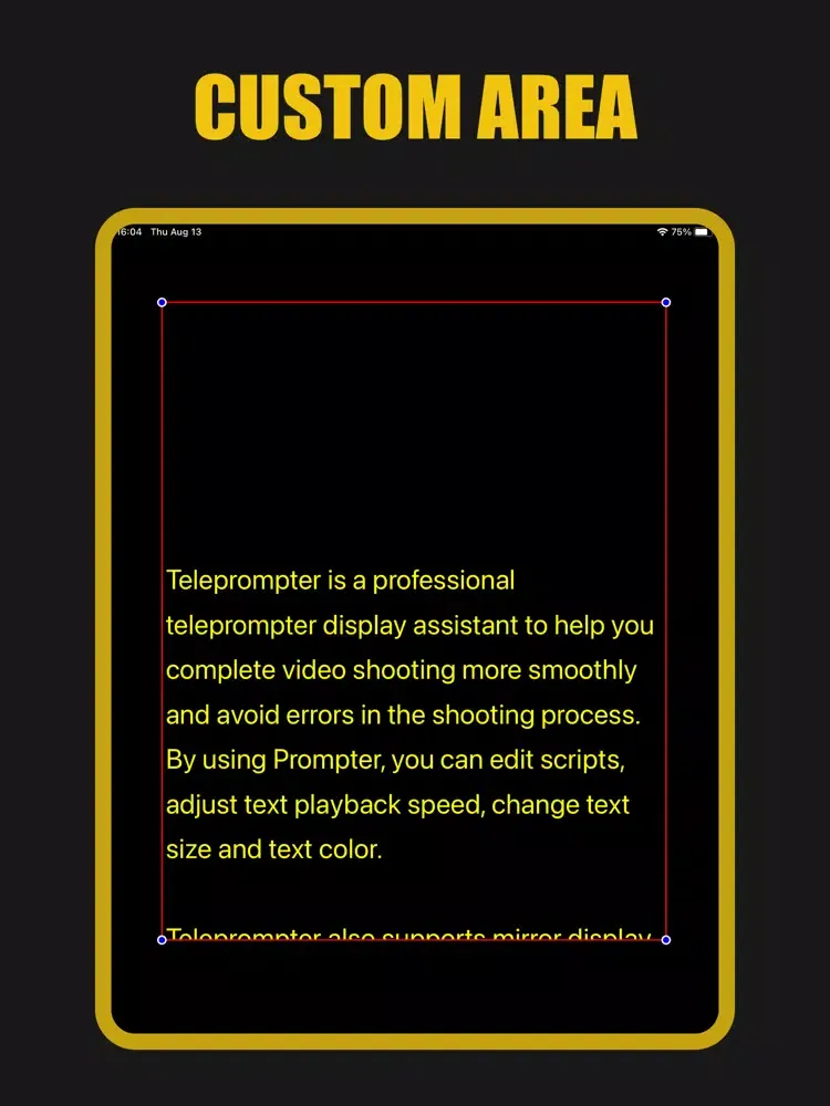 Teleprompter - Script Prompter iPad  স্ক্রিনশট