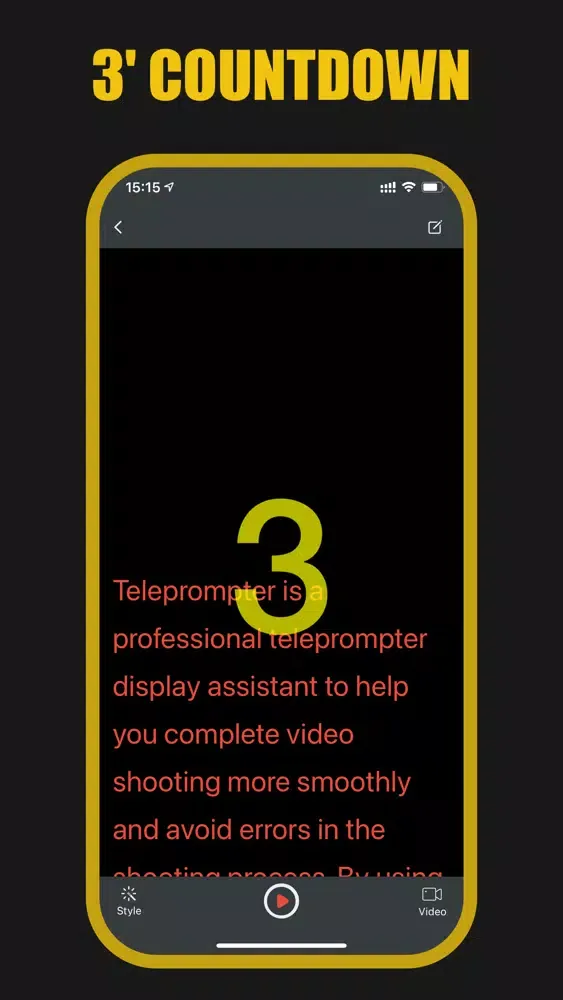 Teleprompter - Script Prompter স্ক্রিনশট