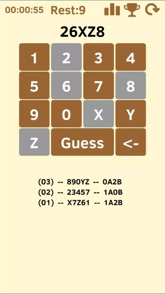 2A3B!-Guessing Number Pro سکرین شاٹس