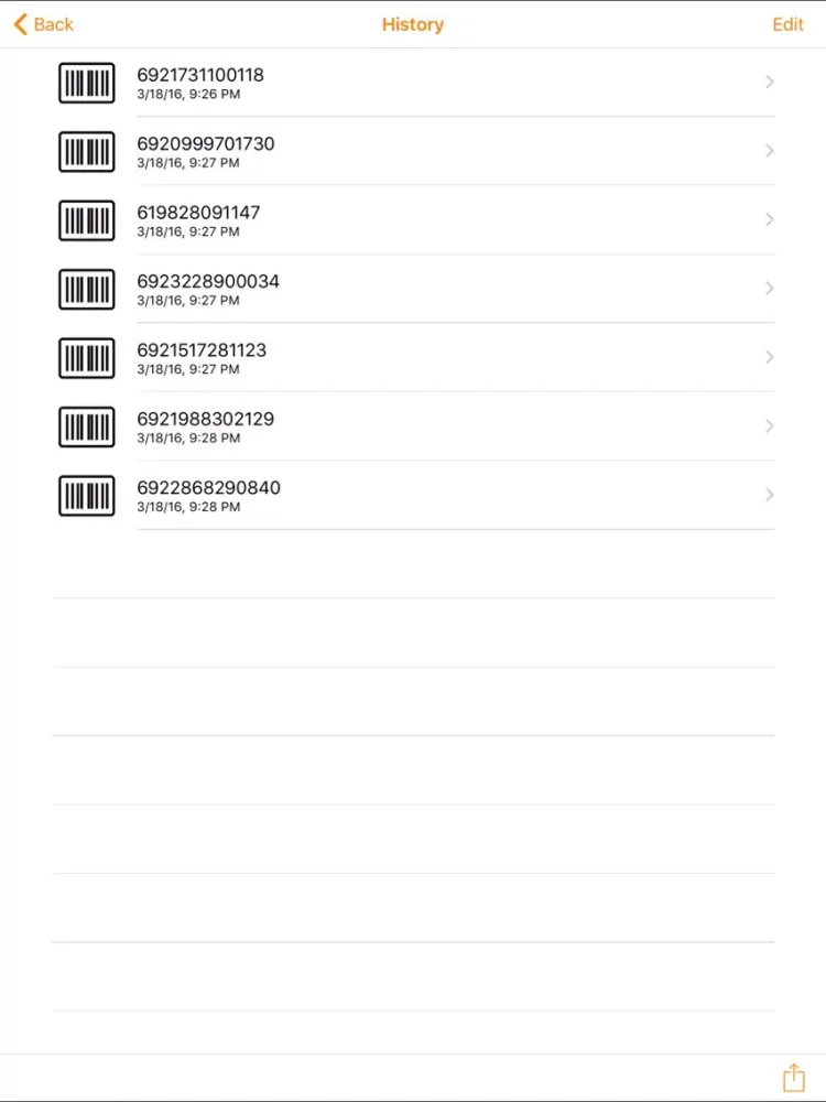 Tangkapan skrin Instant Scan Pro - Barcode Scanner & QR Code Reader & QR Code Creator iPad 