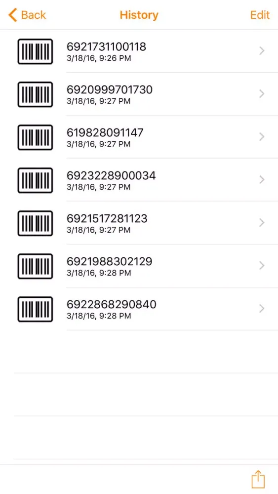 Tangkapan skrin Instant Scan Pro - Barcode Scanner & QR Code Reader & QR Code Creator