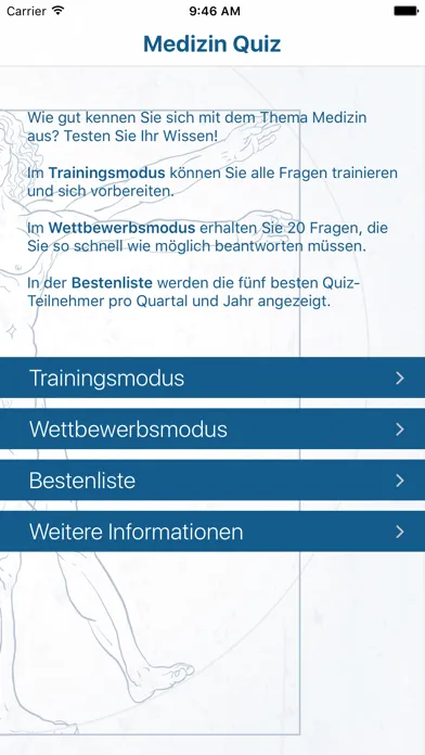 Capturas de pantalla de Medizin Quiz