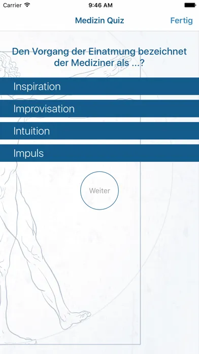 Capturas de pantalla de Medizin Quiz