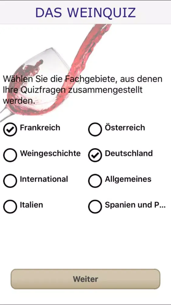Das Weinquiz應用截圖