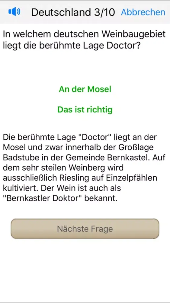 Das Weinquiz應用截圖